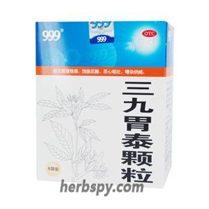 Sanjiu Weitai Granule for superficial gastritis and erosive gastritis